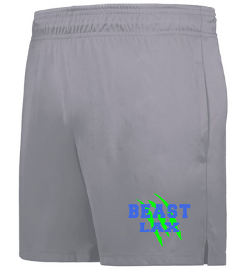 BEAST-LAX-734-2 - Holloway Momentum Shorts - (5 Inch Inseam) - BEAST LAX Logo