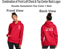 Load image into Gallery viewer, CCT-303-1 - Gildan Adult Softstyle® Fleece Pullover Hooded Sweatshirt - I Teach The World Logos