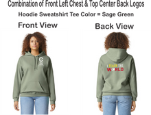 Load image into Gallery viewer, CCT-303-1 - Gildan Adult Softstyle® Fleece Pullover Hooded Sweatshirt - I Teach The World Logos