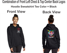Load image into Gallery viewer, CCT-303-4 - Gildan Adult Softstyle® Fleece Pullover Hooded Sweatshirt - We All Laugh In the Same Language Logos
