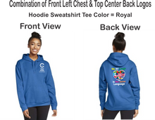 Load image into Gallery viewer, CCT-303-4 - Gildan Adult Softstyle® Fleece Pullover Hooded Sweatshirt - We All Laugh In the Same Language Logos
