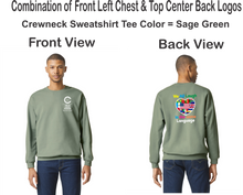 Load image into Gallery viewer, CCT-304-4 - Gildan Adult Softstyle® Fleece Crew Sweatshirt - We All Laugh In the Same Language Logos