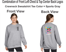 Load image into Gallery viewer, CCT-304-4 - Gildan Adult Softstyle® Fleece Crew Sweatshirt - We All Laugh In the Same Language Logos