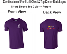 Load image into Gallery viewer, CCT-521-1 - Gildan Adult Softstyle Short Sleeve T-Shirt - I Teach The World Logos
