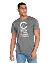 Load image into Gallery viewer, CCT-521-3 - Gildan Adult Softstyle Short Sleeve T-Shirt - Vertical English Learner Programs Logos