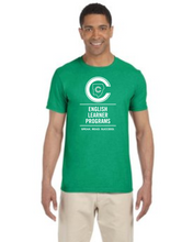 Load image into Gallery viewer, CCT-521-3 - Gildan Adult Softstyle Short Sleeve T-Shirt - Vertical English Learner Programs Logos
