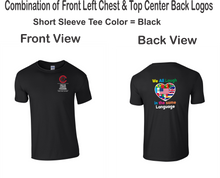 Load image into Gallery viewer, CCT-521-4 - Gildan Adult Softstyle Short Sleeve T-Shirt - We All Laugh In the Same Language Logos