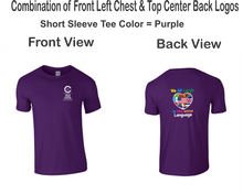 Load image into Gallery viewer, CCT-521-4 - Gildan Adult Softstyle Short Sleeve T-Shirt - We All Laugh In the Same Language Logos