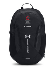 Load image into Gallery viewer, CCT-976-6 - Under Armour Hustle Backpack - English Learner Programs Logo & Personalized Name