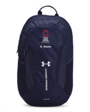 Load image into Gallery viewer, CCT-976-6 - Under Armour Hustle Backpack - English Learner Programs Logo & Personalized Name