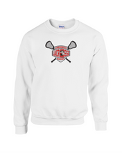 Load image into Gallery viewer, CHS-LAX-305-2 - Gildan Adult 8 oz., 50/50 Fleece Crew -  Cherokee Lacrosse Warriors Logo