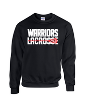Load image into Gallery viewer, CHS-LAX-305-23 - Gildan Adult 8 oz., 50/50 Fleece Crew -  Warriors Lacrosse Logo
