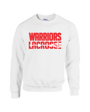 Load image into Gallery viewer, CHS-LAX-305-23 - Gildan Adult 8 oz., 50/50 Fleece Crew -  Warriors Lacrosse Logo