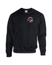 Load image into Gallery viewer, CHS-LAX-305-3 - Gildan Adult 8 oz., 50/50 Fleece Crew -  Cherokee Warriors Logo