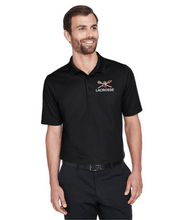 Load image into Gallery viewer, CHS-LAX-516-1 - Devon & Jones CrownLux Performance Plaited Polo - Warriors Lacrosse Logo