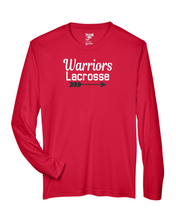 Load image into Gallery viewer, CHS-LAX-604-5 - Team 365 Zone Performance Long-Sleeve T-Shirt - Warriors Lacrosse Arrow Logo