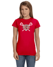 Load image into Gallery viewer, CHS-LAX-615-2 - Gildan Softstyle® Short Sleeve T-Shirt - Cherokee Lacrosse Warriors Logo
