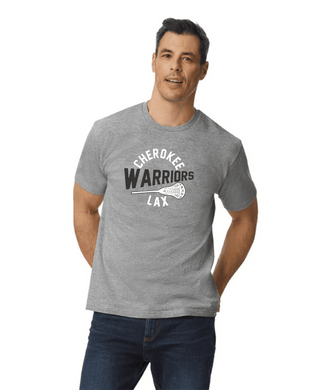 CHS-LAX-615-3 - Gildan Softstyle® Short Sleeve T-Shirt - Cherokee Warriors Logo
