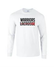 Load image into Gallery viewer, CHS-LAX-618-23 - Gildan 5.5 oz., 50/50 Long Sleeve T-Shirt - Warriors Lacrosse Logo