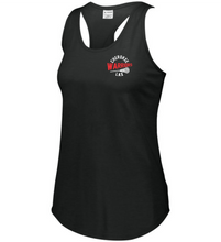 Load image into Gallery viewer, CHS-LAX-633-3 - Bella + Canvas Ladies' Flowy Racerback Tank - Cherokee Warriors Logo