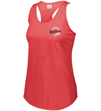 Load image into Gallery viewer, CHS-LAX-633-3 - Bella + Canvas Ladies' Flowy Racerback Tank - Cherokee Warriors Logo