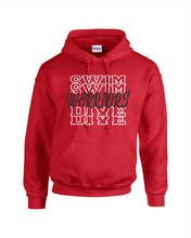 Load image into Gallery viewer, CHS-SD-303-3 - Gildan Hoodie Sweatshirt - Warriors Swim & Dive Logo