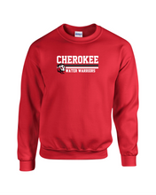 Load image into Gallery viewer, CHS-SD-304-2 - Gildan Adult 8 oz., 50/50 Fleece Crew Sweatshirt - Cherokee Warrior Water Warriors Logo
