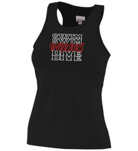 Load image into Gallery viewer, CHS-SD-513-1 - Augusta Ladies Poly/Spandex Solid Racerback Tank - Warriors Swim & Dive Logo