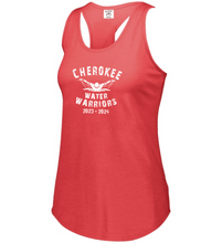 Load image into Gallery viewer, CHS-SD-514-1 - Augusta Ladies Lux Tri-Blend Tank - Cherokee Water Warriors Logo