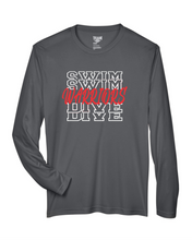 Load image into Gallery viewer, CHS-SD-458-3 - Team 365 Zone Performance Long-Sleeve T-Shirt - Warrior's Swim & Dive Logo