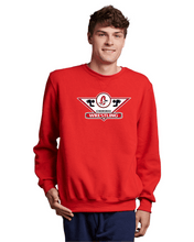 Load image into Gallery viewer, CHS-WRES-302-1 - Russell Athletic Unisex Dri-Power Crewneck Sweatshirt - Cherokee C Wrestling Logo