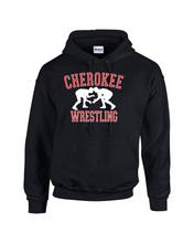 Load image into Gallery viewer, CHS-WRES-306-2 - Gildan-Hoodie - Cherokee Wrestling Logo