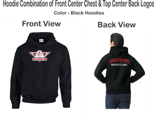 Load image into Gallery viewer, CHS-WRES-308-1-COMBO - Gildan-Hoodie - Cherokee C Wrestling Logo & CHS WRESTLING on the back