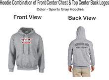 Load image into Gallery viewer, CHS-WRES-308-1-COMBO - Gildan-Hoodie - Cherokee C Wrestling Logo & CHS WRESTLING on the back