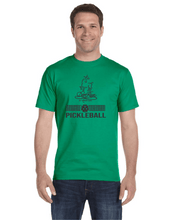 Load image into Gallery viewer, DeerRun-101-1 - Gildan Adult 5.5 oz., 50/50 T-Shirt - Deer Run Pickleball Logo