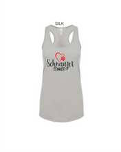 Load image into Gallery viewer, Schnauzer-051-114 - Next Level Ladies' Ideal Racerback Tank - Love Schnauzer Mom Logo