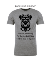 Load image into Gallery viewer, Schnauzer-103 - Next Level CVC Short Sleeve Crew Tee - All Dressed To Go Out Logo