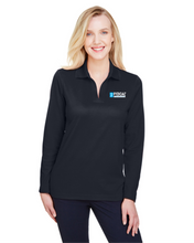 Load image into Gallery viewer, FYZICAL-122 - Devon & Jones CrownLux Ladies' Performance Plaited Long Sleeve Polo