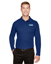Load image into Gallery viewer, FYZICAL-EMP-124 - Devon & Jones CrownLux Men's Performance Plaited Long Sleeve Polo