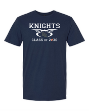 Load image into Gallery viewer, RB-FB-500-30- Gildan Softstyle® Short Sleeve T-Shirt - KNIGHTS Football Class of 2030