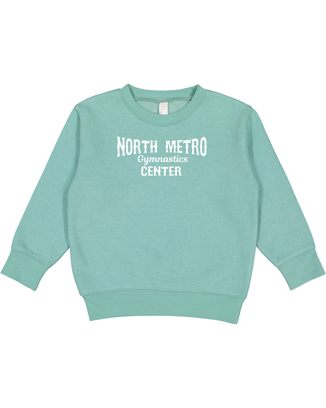 NMGC-253-1 - Rabbit Skins Toddler Fleece Crewneck Sweatshirt - NMGC Main Logo