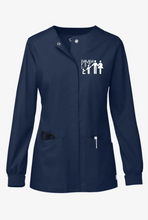 Load image into Gallery viewer, Pampa-Emp-075 - Butter-Soft STRETCH Women's 2-Pocket Long Sleeve Snap Front Scrub Jacket