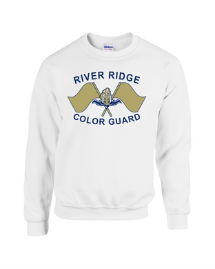 RR-BND-296-23 - Gildan Adult 8 oz., 50/50 Fleece Crew - RR Color Guard Logo