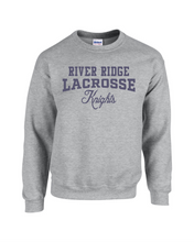 Load image into Gallery viewer, RR-LAX-052-11 - Gildan Adult 8 oz., 50/50 Fleece Crew - RR LAX Knights Logo