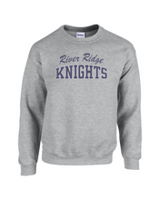 Load image into Gallery viewer, RR-LAX-052-13 - Gildan Adult 8 oz., 50/50 Fleece Crew - River Ridge Knights Logo