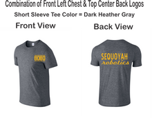 Load image into Gallery viewer, SEQ-Robotics-521-3 - Gildan Adult Softstyle Short Sleeve T-Shirt - 8080 Team Shirt Logos
