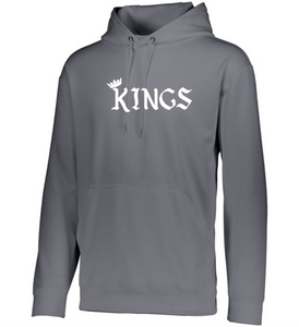 ATL-KINGS-105-2 - Augusta Wicking Fleece Hoodie Pullover - KINGS Logo