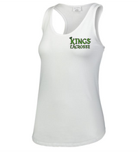 Load image into Gallery viewer, ATL-KINGS-514-1 - Augusta Ladies Lux Tri-Blend Tank - KINGS Lacrosse Logo