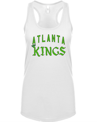 ATL-KINGS-515-3 - Next Level Ladies' Ideal Racerback Tank - Atlanta KINGS Arch Logo