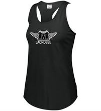 Load image into Gallery viewer, AWA-LAX-514-1 - Augusta Ladies Lux Tri-Blend Tank - AWA Girls Lacrosse Logo